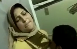 Aunty and uncle sex in train