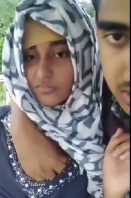 Lover indulges in some steamy hijabi action